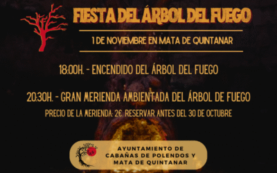 Fiesta del Árbol de fuego en Mata de Quintanar