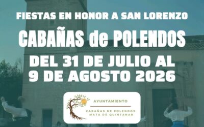 Cabañas de Polendos celebra sus fiestas en honor a San Lorenzo